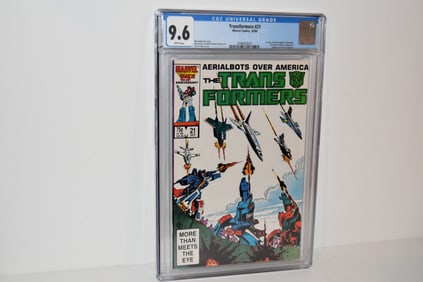 Marvel Comics TRANSFORMERS 1984 #21 CGC 9.6