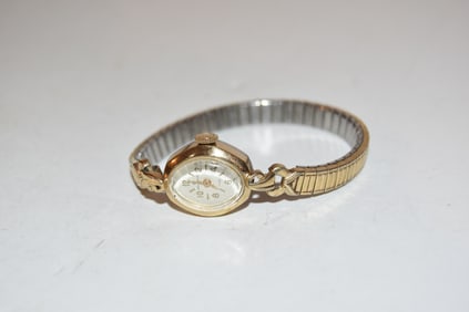 Vintage Bulova 17 Jewels gold filled Watch works great!!!