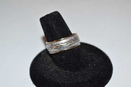 Vintage Sterling Silver 1/20 10K GF Ring size 8.5