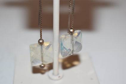 vintage sterling silver Swarovski earrings