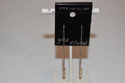 vintage sterling silver Swarovski earrings