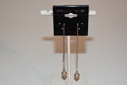 vintage sterling silver Swarovski earrings