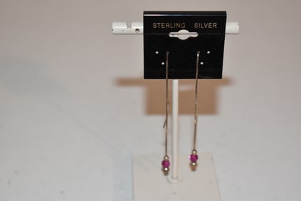 vintage sterling silver Swarovski earrings