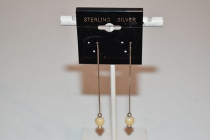 vintage sterling silver Swarovski earrings