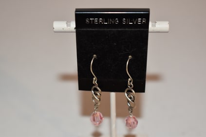 vintage sterling silver Swarovski earrings