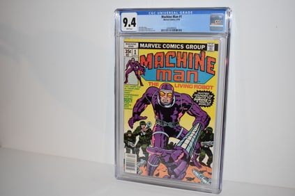 Machine Man #1 9.4 CGC Marvel 1978. 1st solo series Jack Kirby