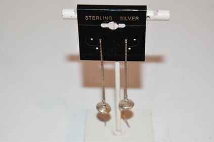 vintage sterling silver Swarovski earrings