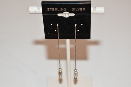 vintage sterling silver Swarovski earrings