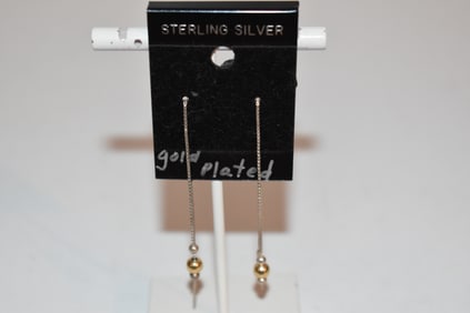 vintage sterling silver Swarovski earrings