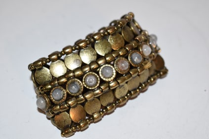 vintage stretch wide bracelet