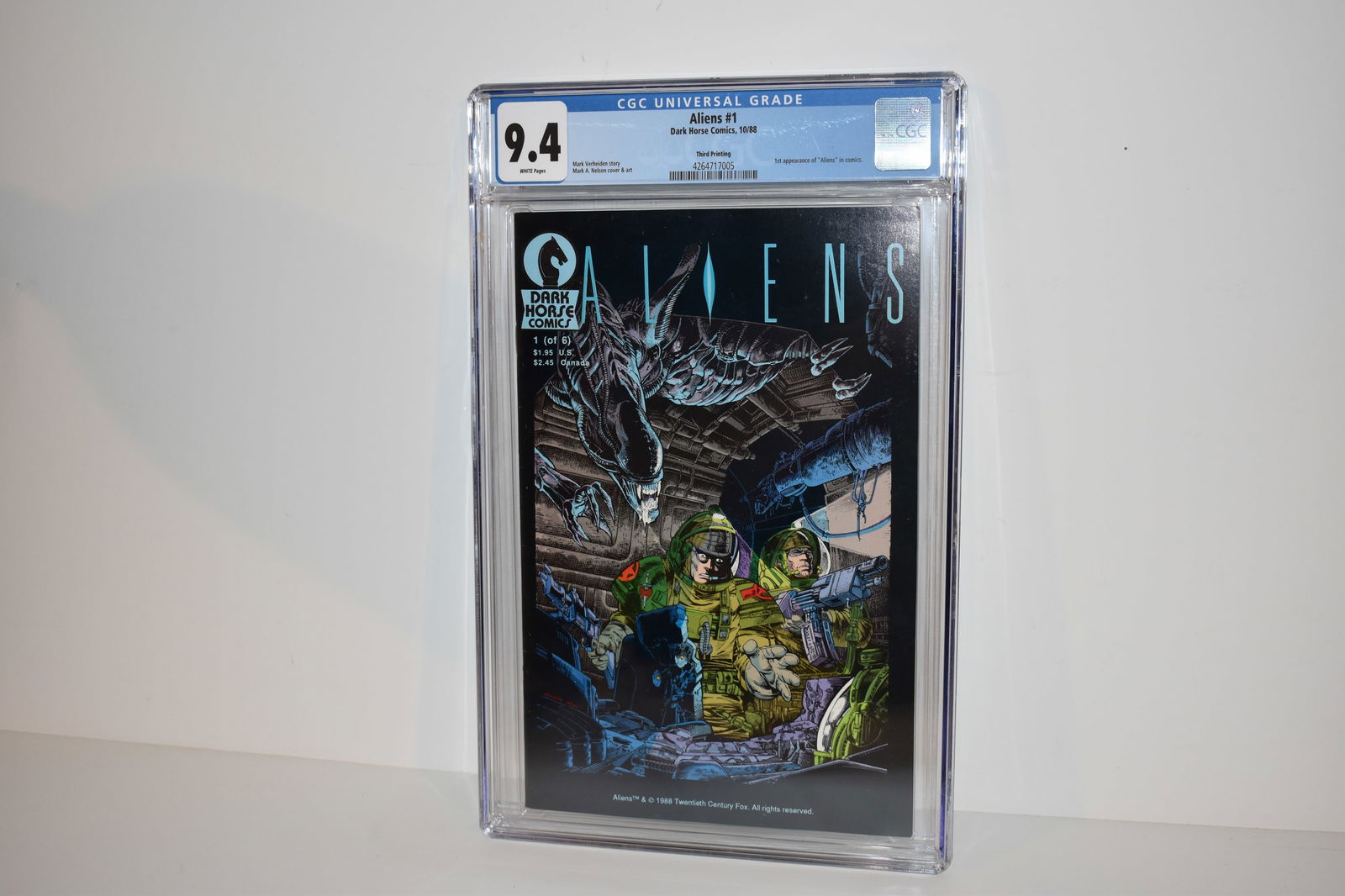 Aliens #1 CGC 9.2 RARE 3rd Printing 1st Appearance of Aliens! Dark Horse (1988) (1 of 3)