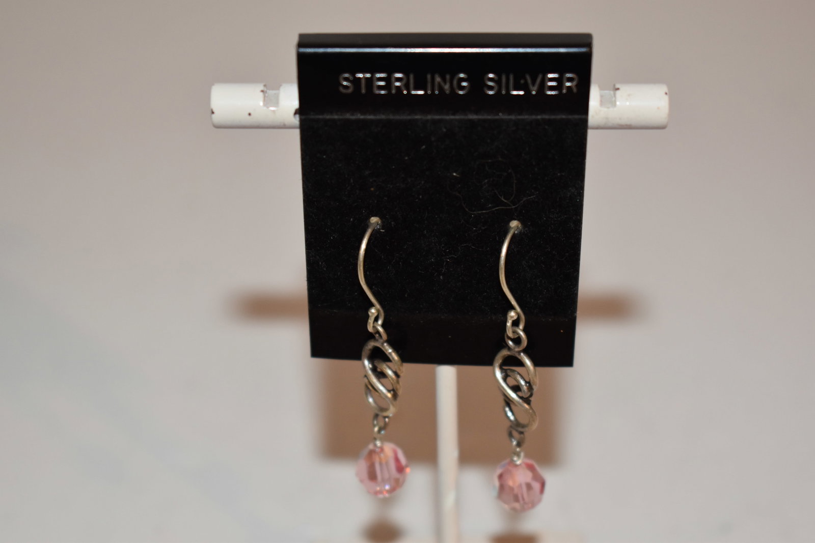 vintage sterling silver Swarovski earrings: vintage sterling silver Swarovski earrings Please view all photos as they are part of the description and condition of this Item, Feel free to contact me with questions or picture requests! Used Item 