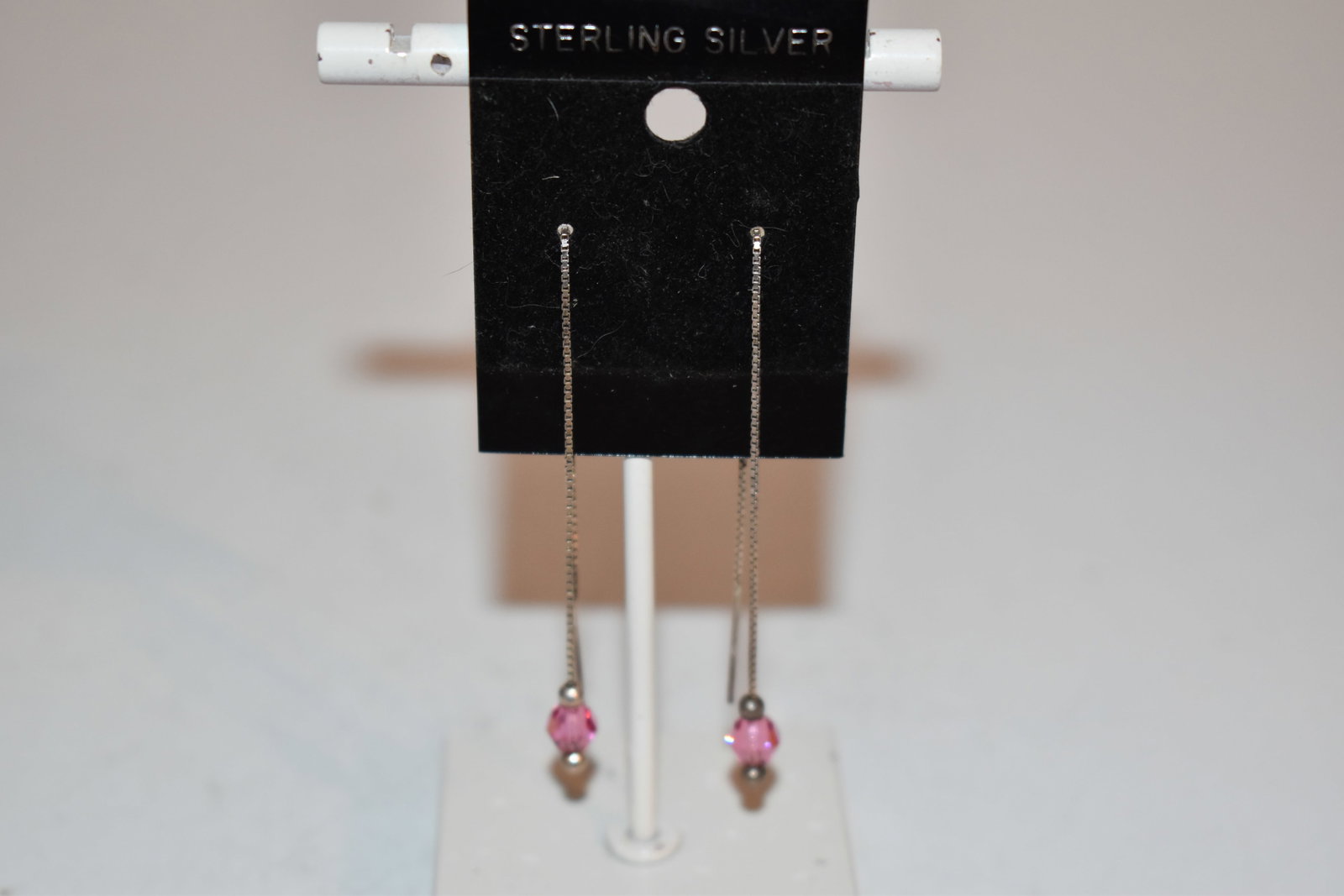 vintage sterling silver Swarovski earrings: vintage sterling silver Swarovski earrings Please view all photos as they are part of the description and condition of this Item, Feel free to contact me with questions or picture requests! Used Item 