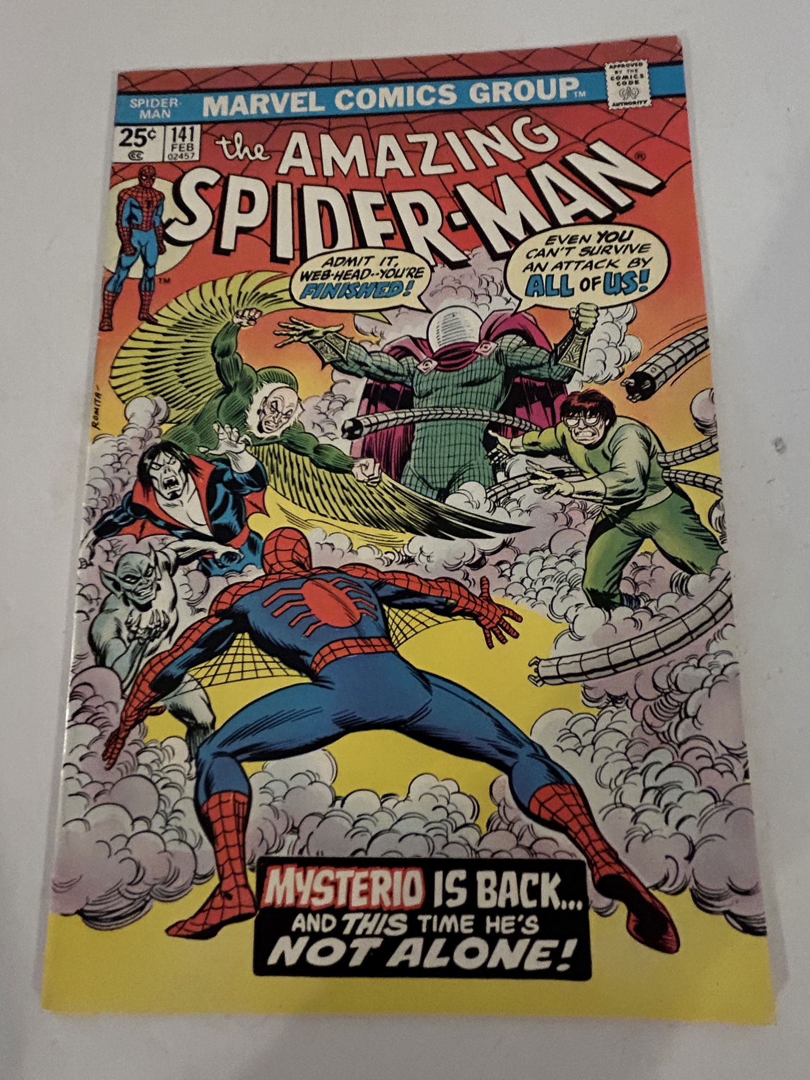 Vintage Comic Book Amazing Spider-Man # 141 (1 of 3)