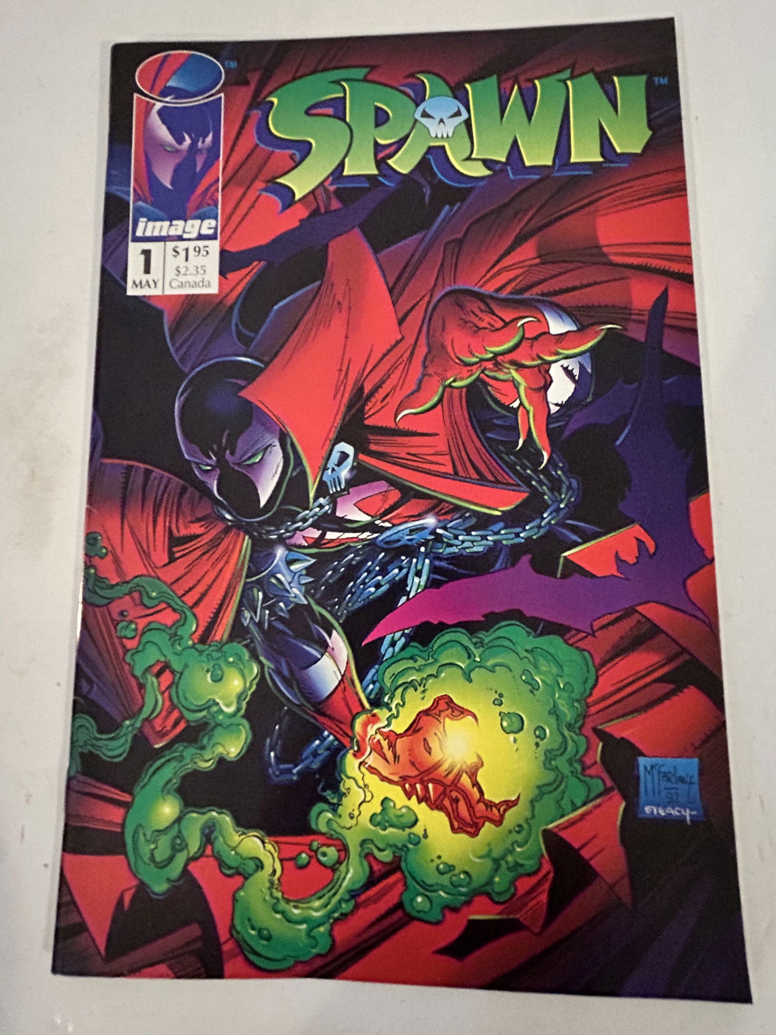 Vintage Comic Book Spawn # 1 (1 of 3)