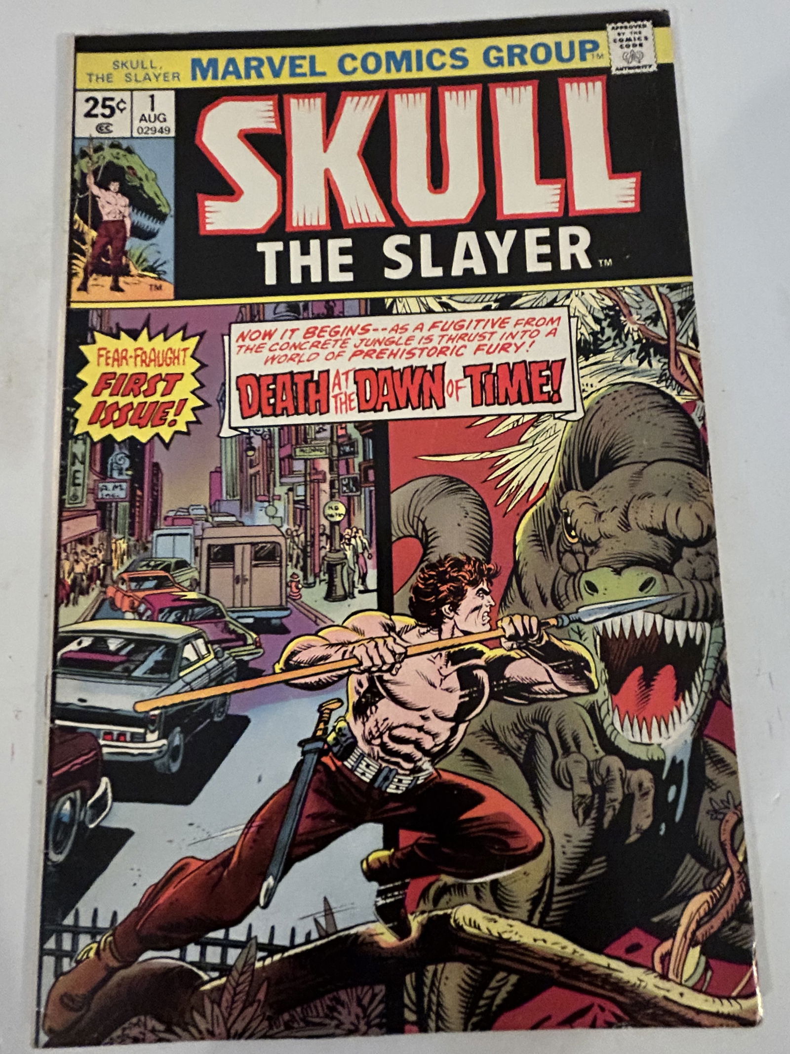 Vintage Comic Book Skull # 1 (1 of 2)