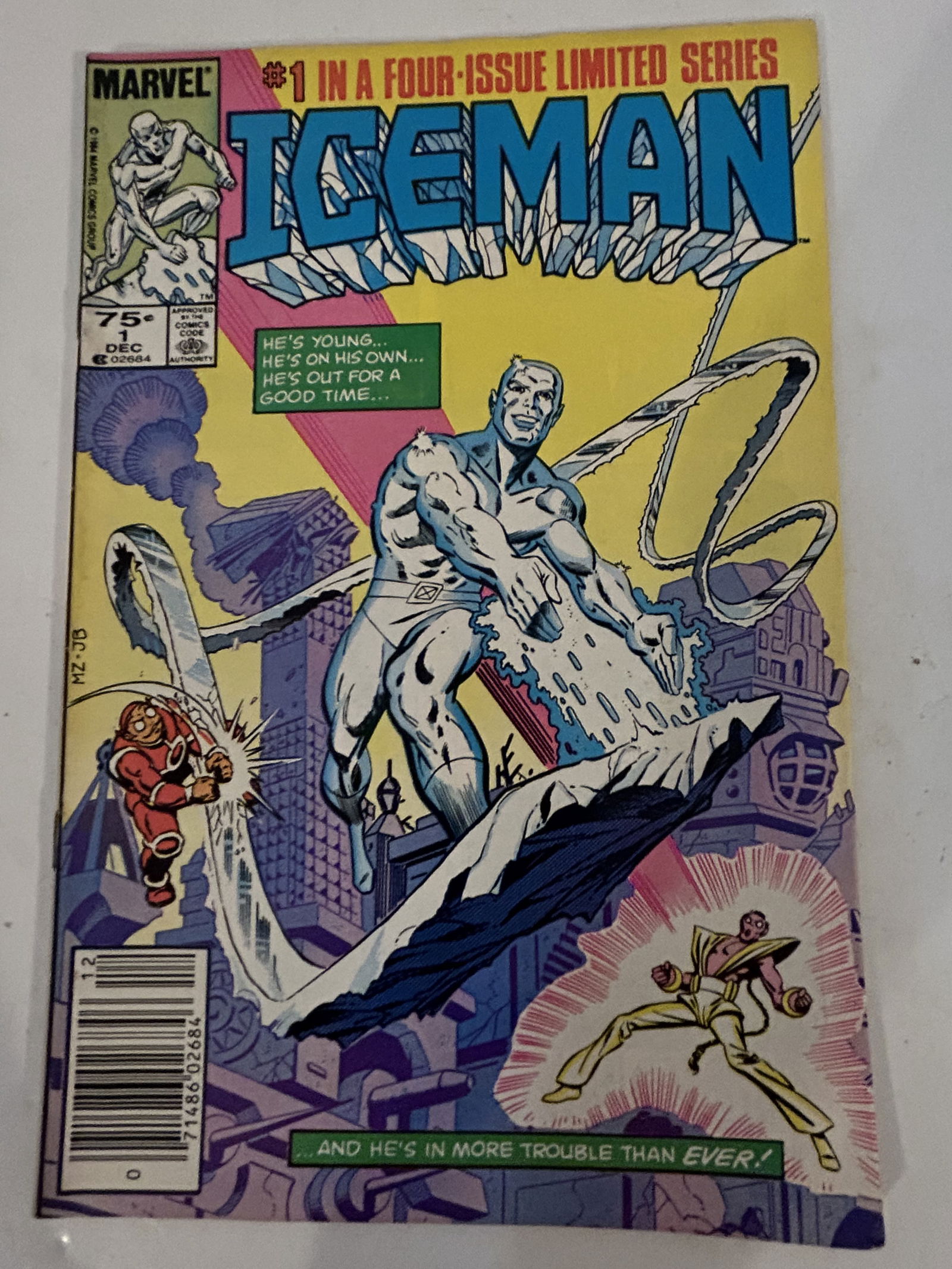 Vintage Comic Book Ice Man # 1 (1 of 2)