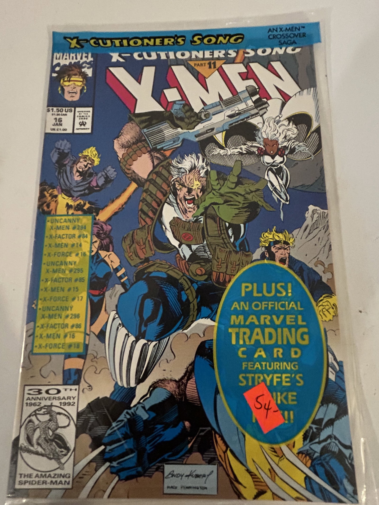 Vintage Comic Book X-Men # 16 unopened (1 of 2)