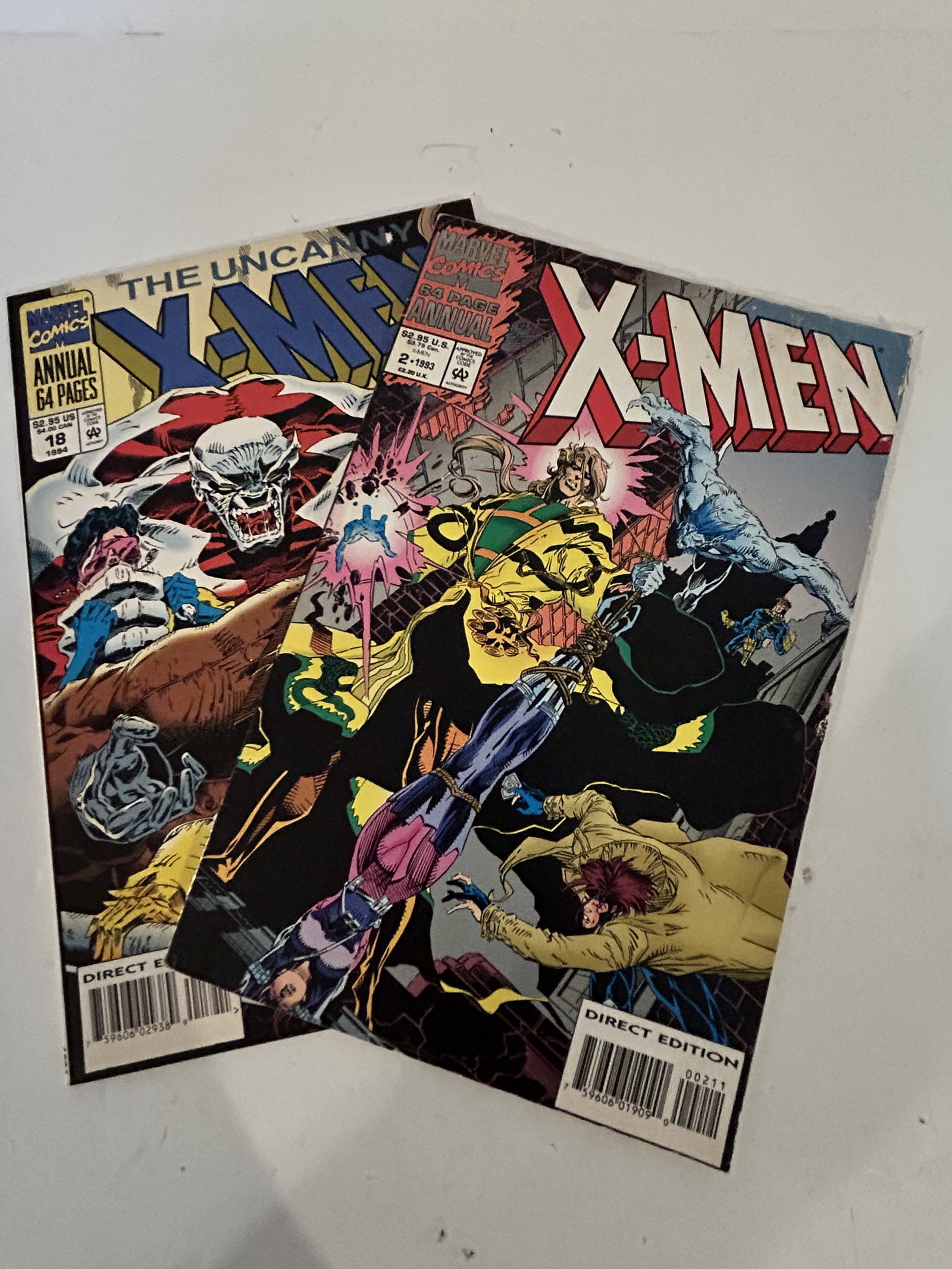 Vintage Comic Book X-Men Annual # 18 and # 2 (1 of 5)