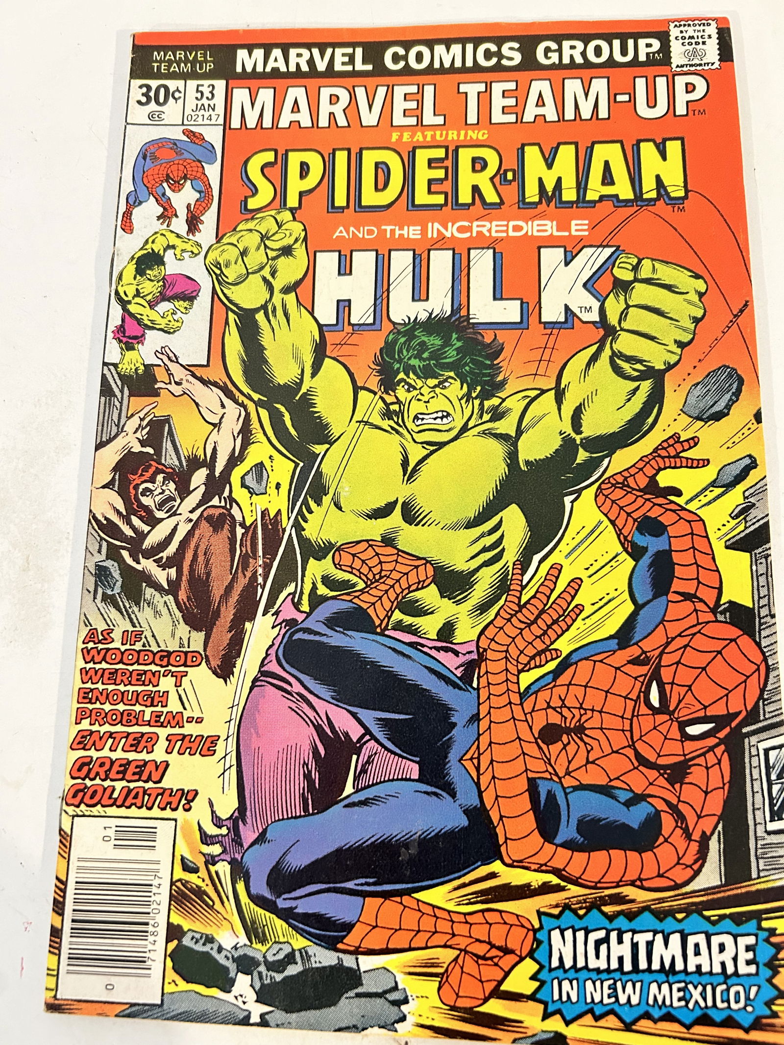 Vintage Comic Book Marvel Team Up # 53 (1 of 2)