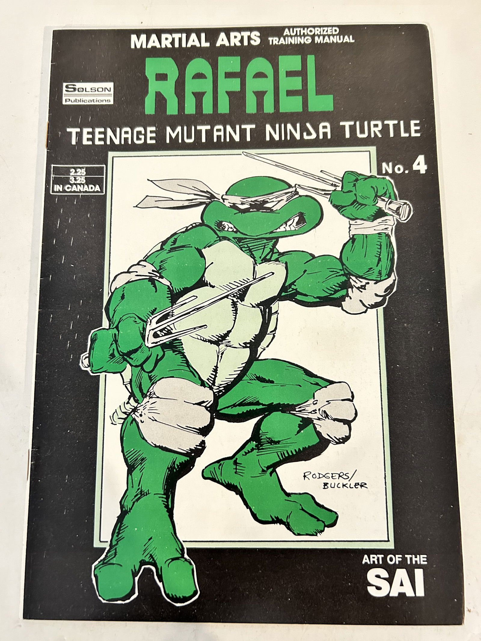 Vintage Comic Book Rafael Ninja Turtle # 4 (1 of 2)