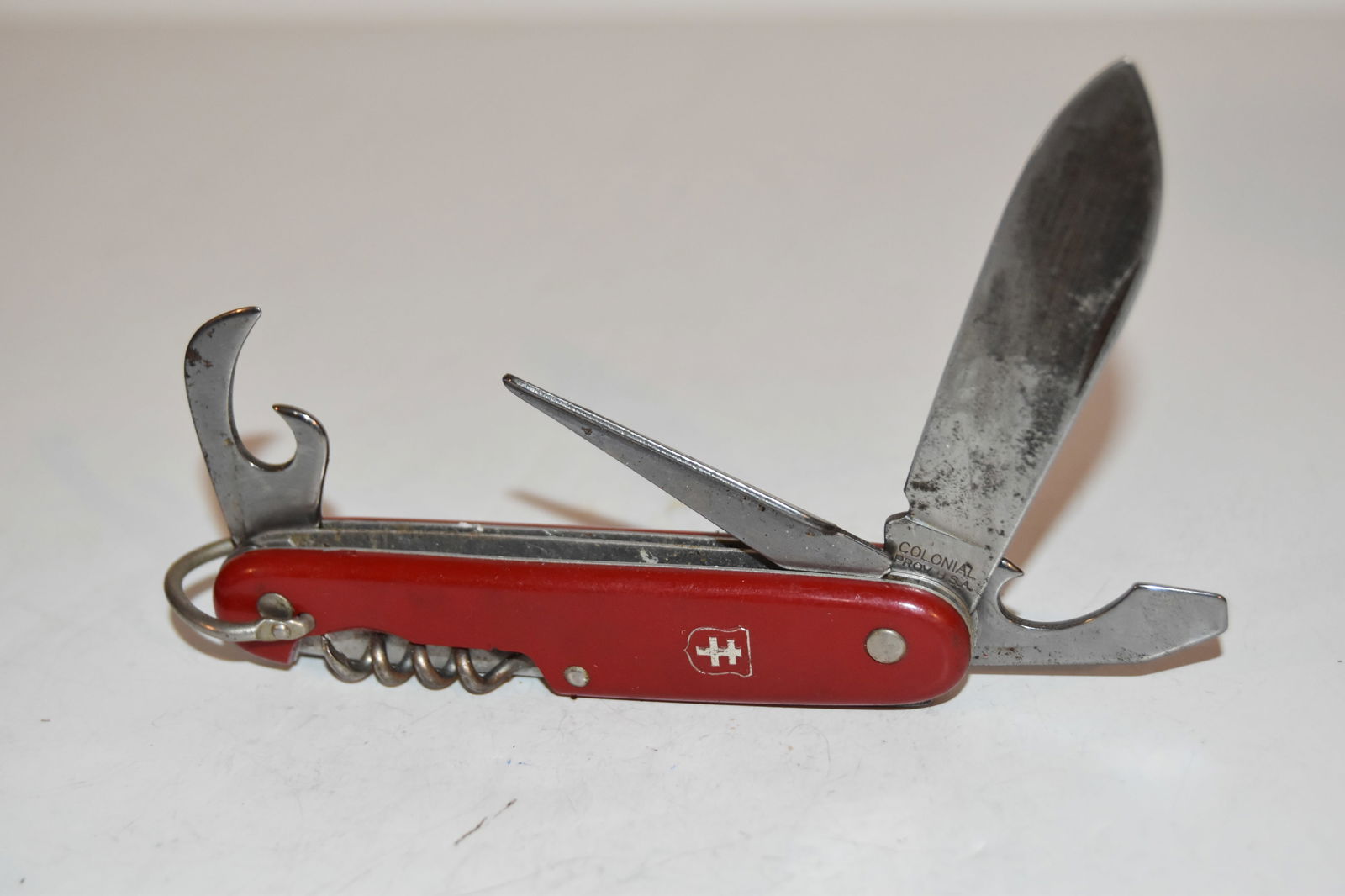 vintage Pocket Knife colonial USA pocket knife CAMPER Multi Tool (1 of 3)