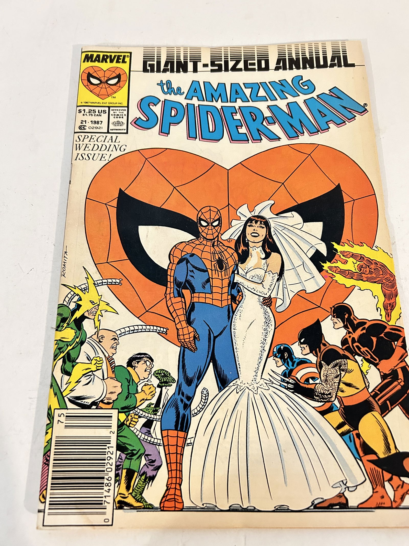 Vintage Comic Book Amazing Spider Man Annual # 21 (1 of 2)