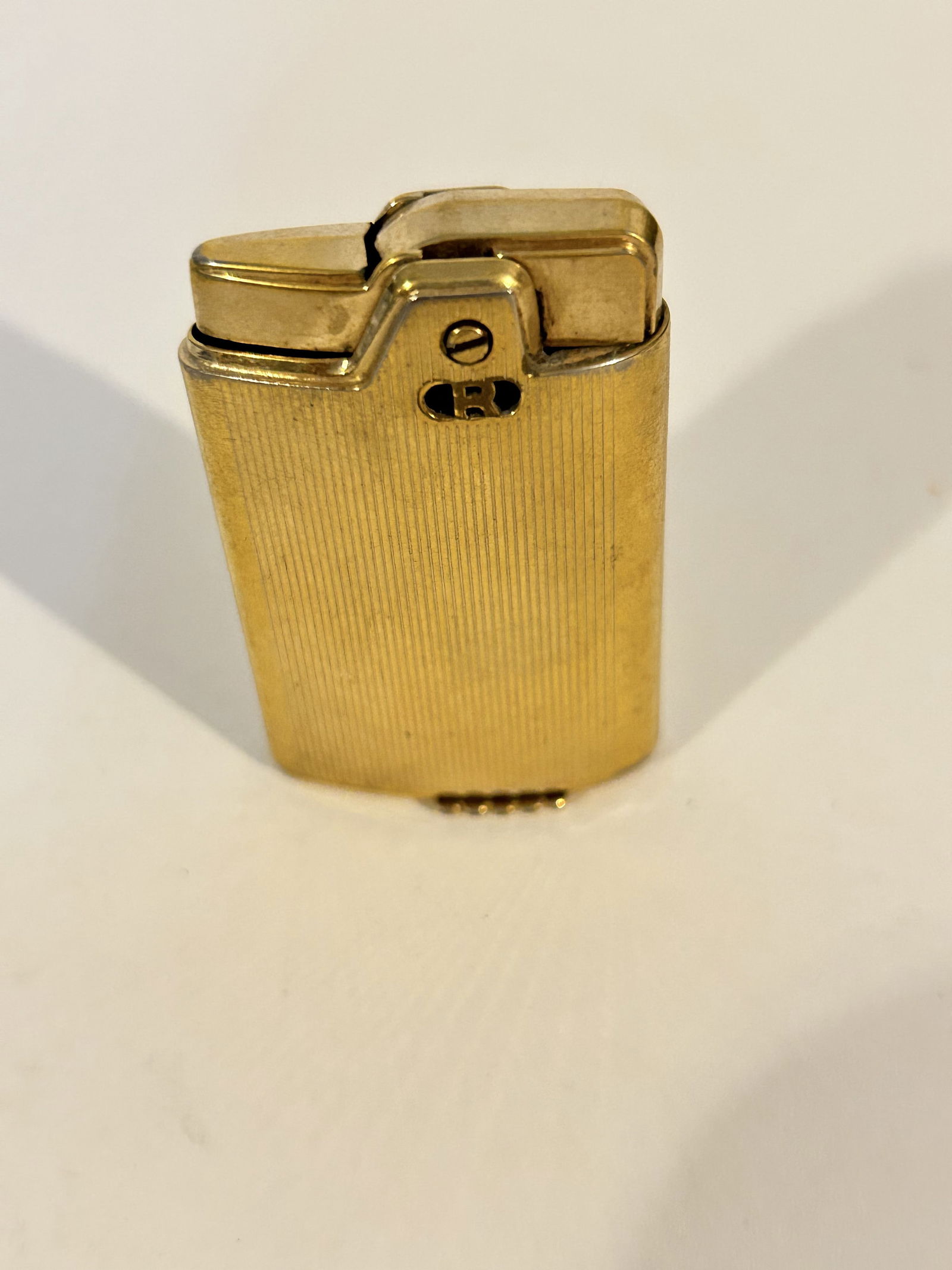 Vintage Ronson Capri pocket lighter Made in USA works has initials (1 of 5)