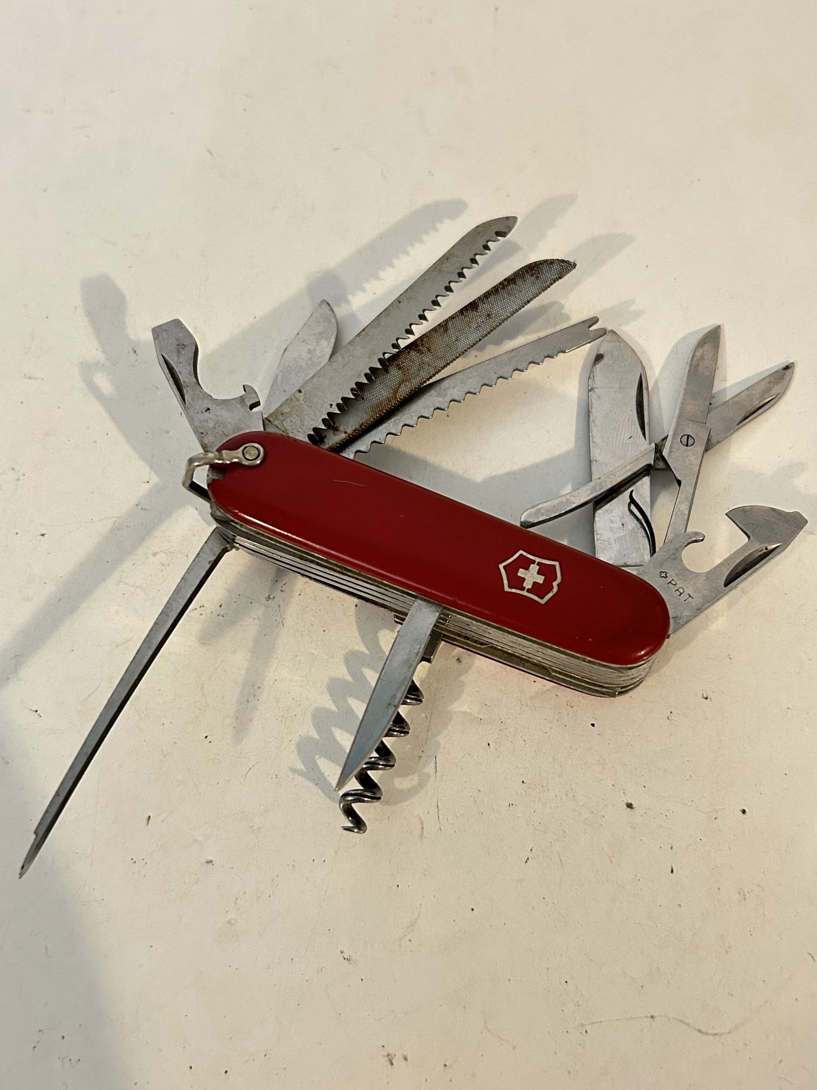 Rare Vintage Victorinox Victoria Officier Fisherman Circa 1973 Swiss Army Knife (1 of 6)