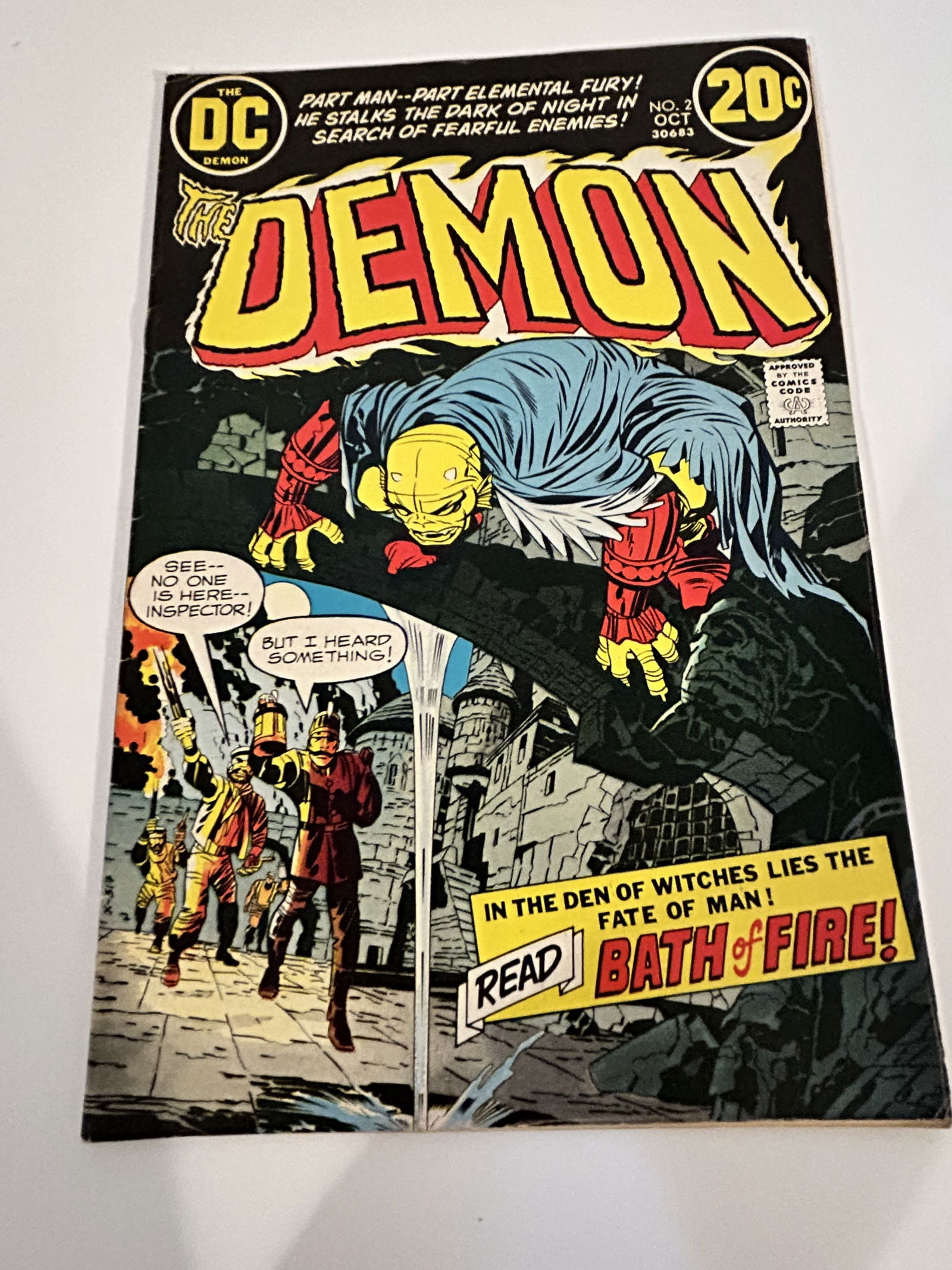 Vintage Comic Book demon #4 (1 of 2)