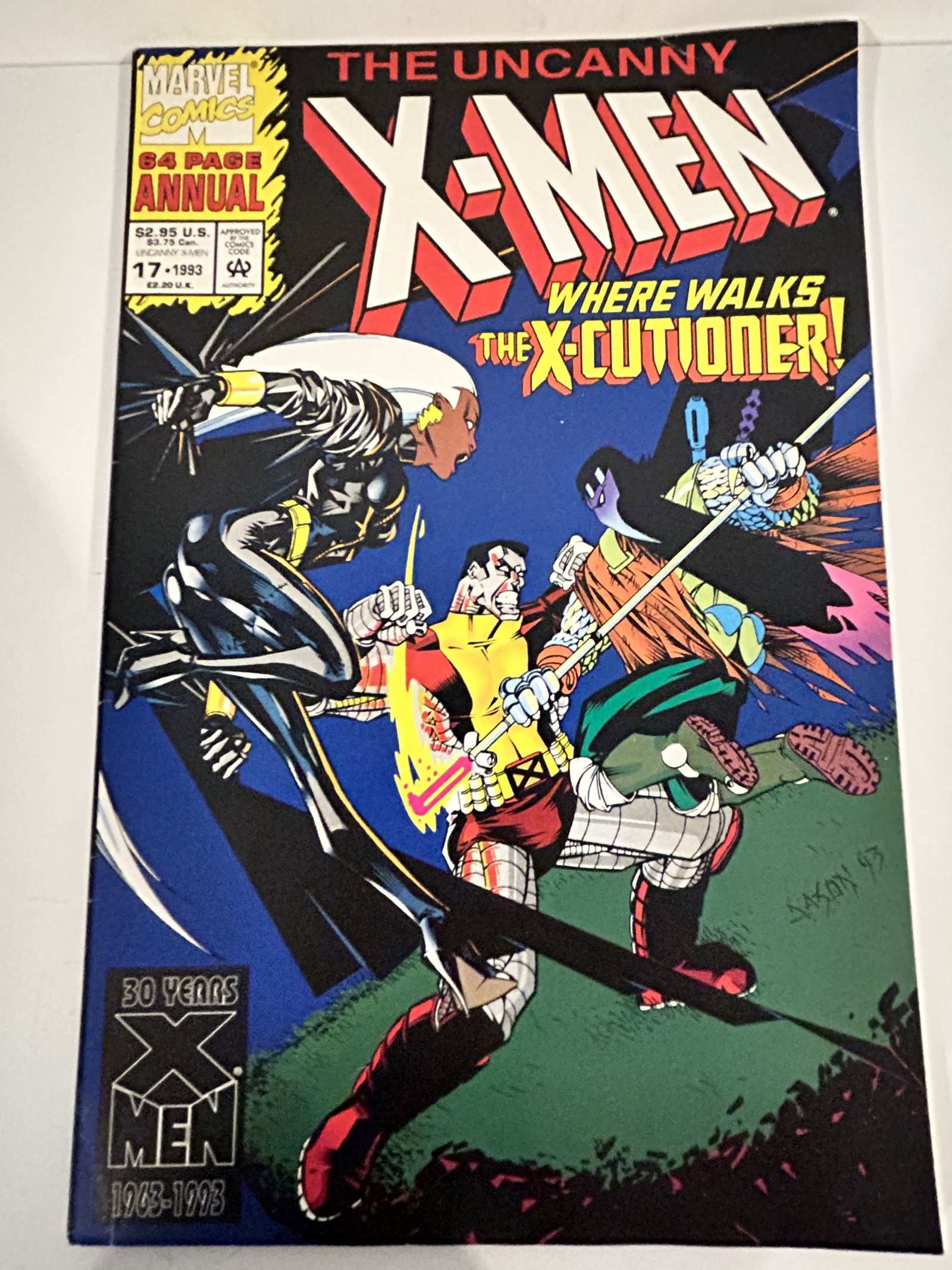 Vintage Comic Book x-men annual #17 (1 of 2)