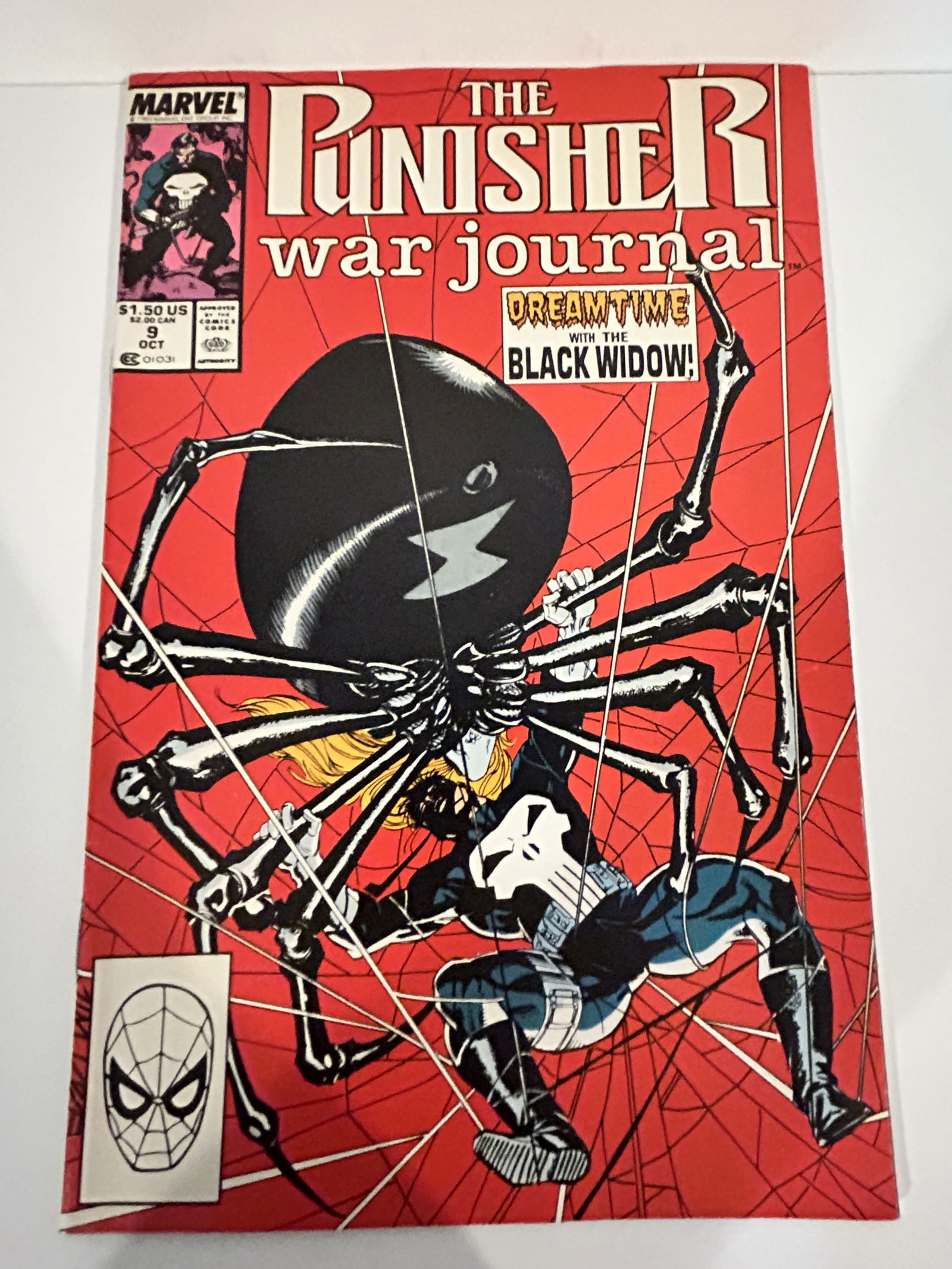 Vintage Comic Book punisher war journal # 9 (1 of 2)