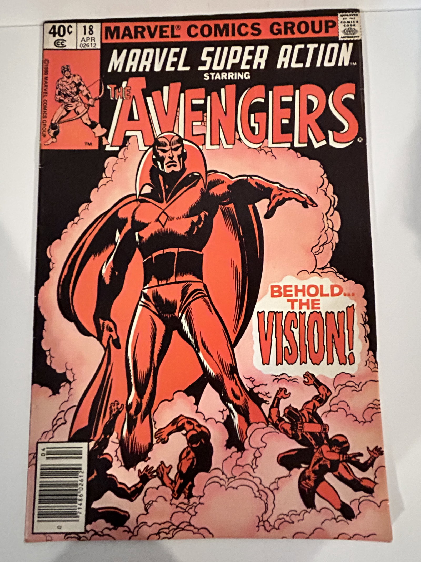 Vintage Comic Book marvel super action # 18 (1 of 2)