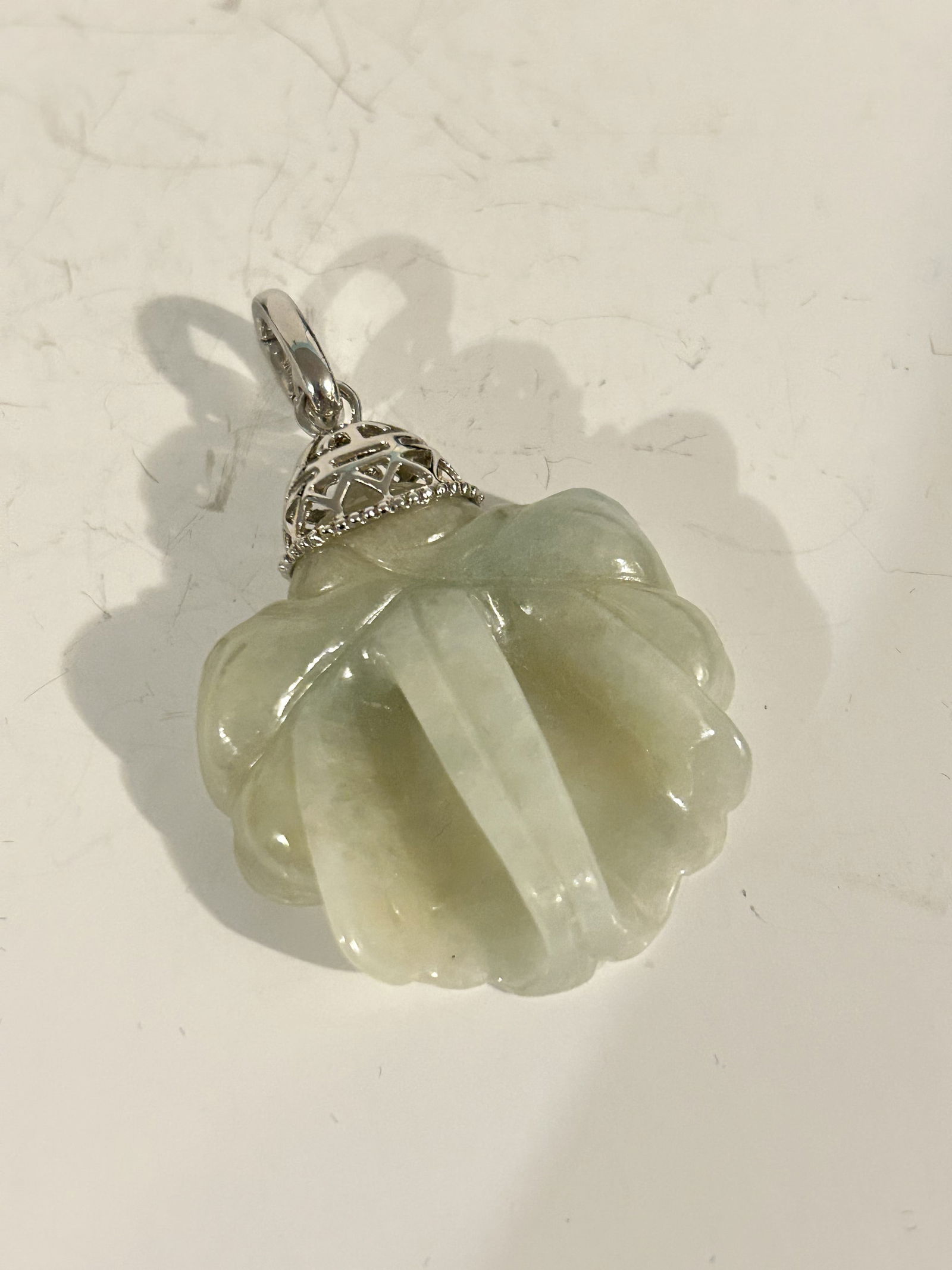 Vintage hidalgo Jade Elephant pendant (1 of 6)