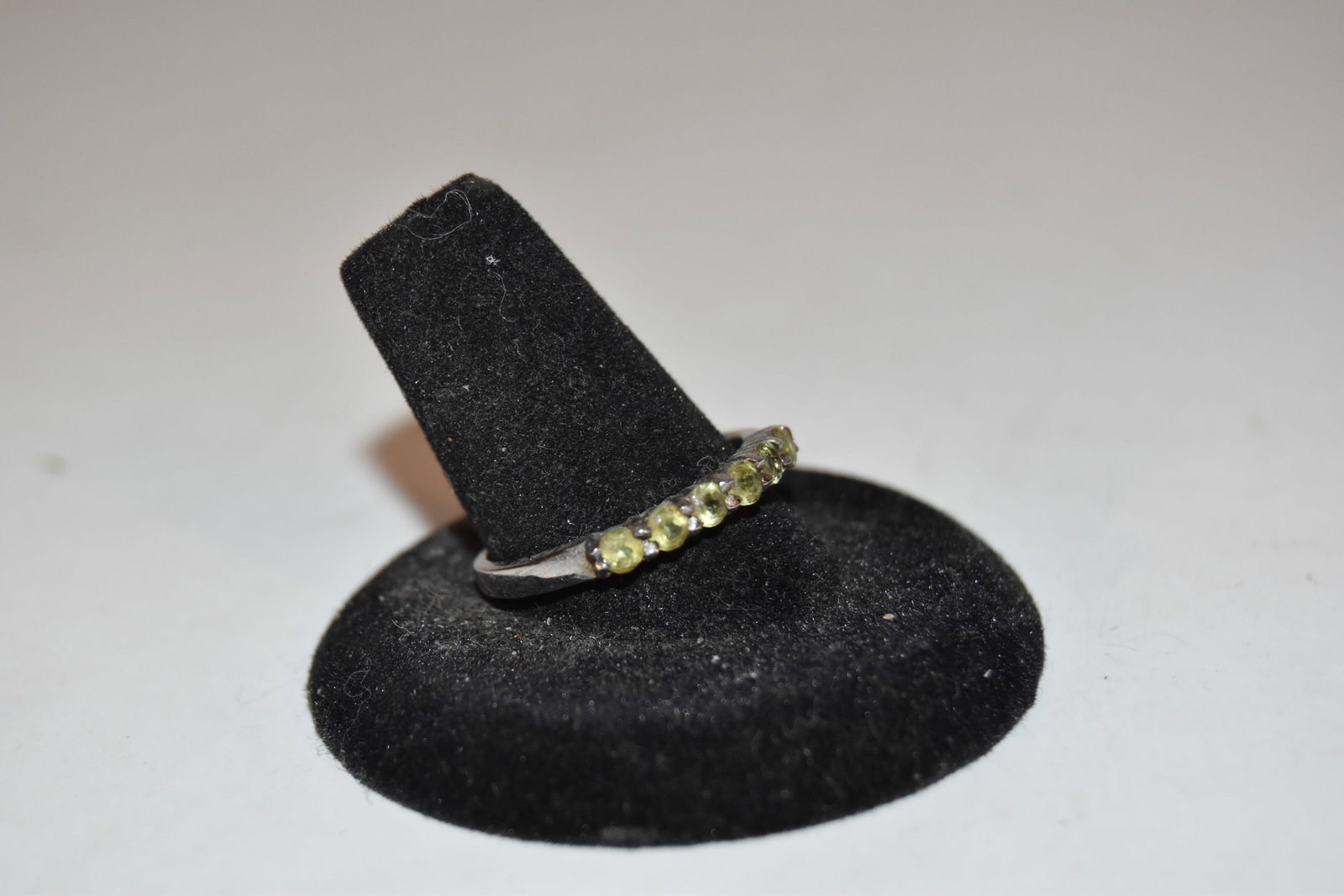 Vintage Sterling Silver yellow citrine Ring sz 10 (1 of 5)