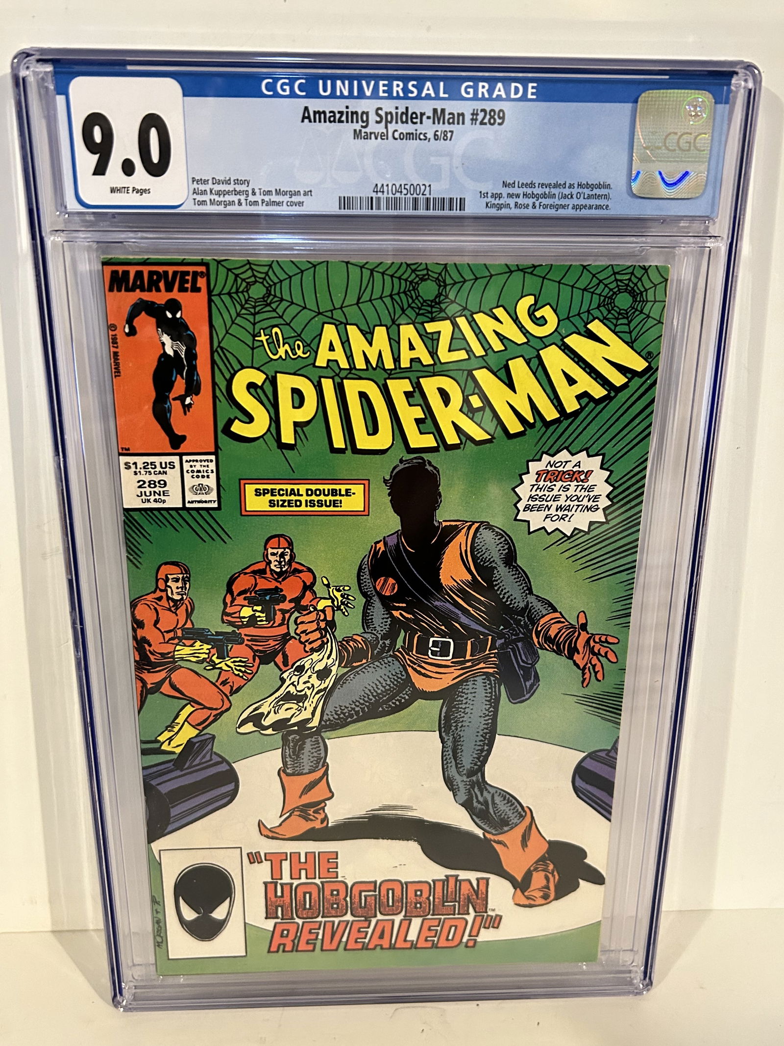 Vintage Comic Book CGC 9.0 amazing spider-man # 289 (1 of 2)