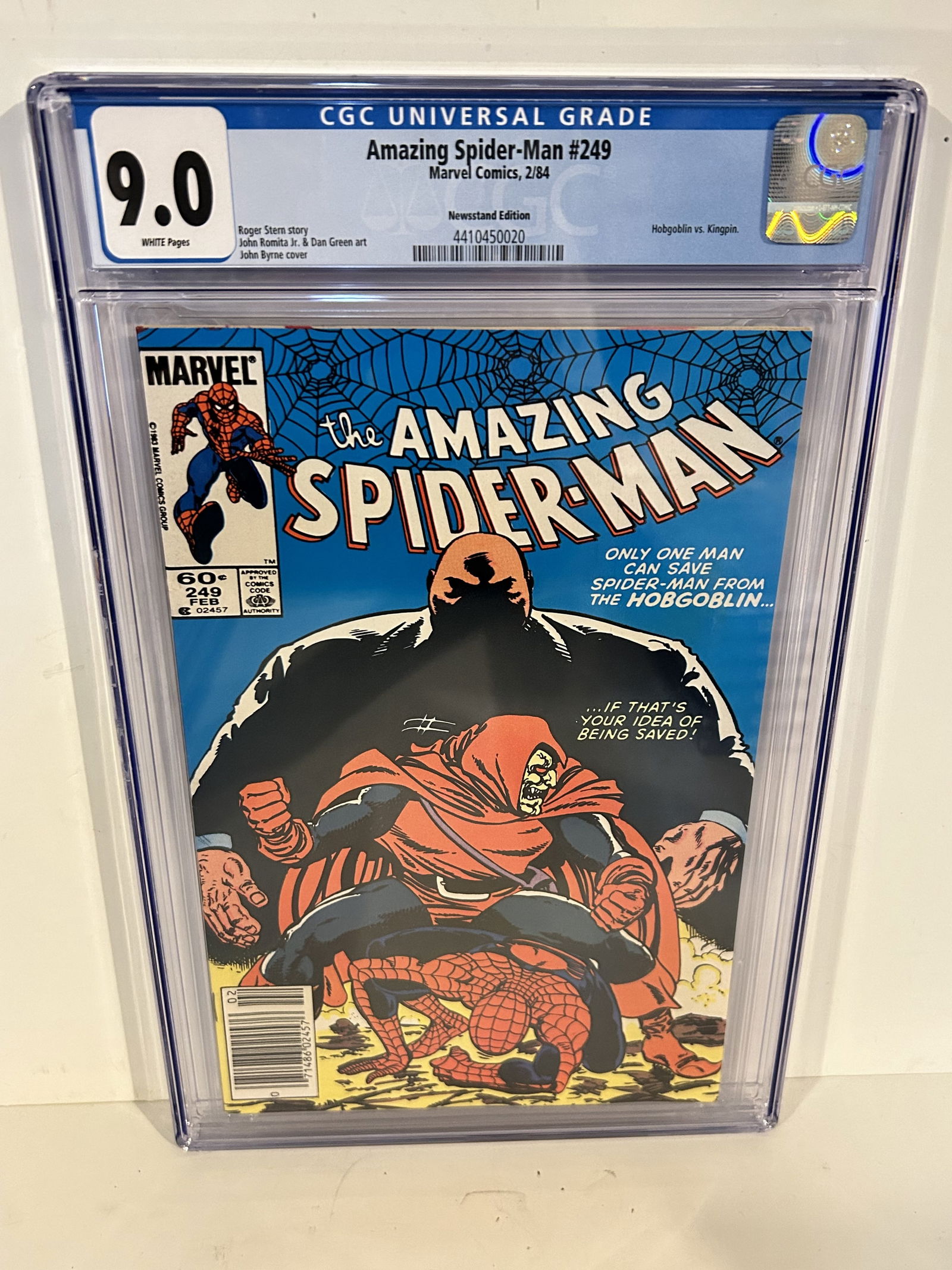 Vintage Comic Book CGC 9.0 amazing spider-man # 249 (1 of 2)