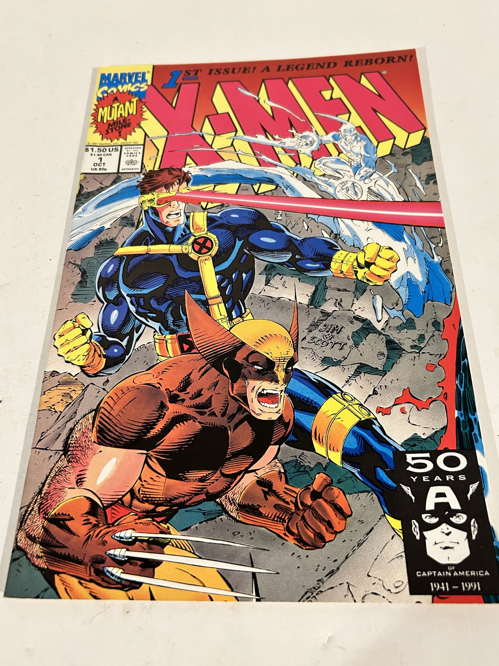 vintage X-Men #1 Jim Lee Comic Book high grade (1 of 2)