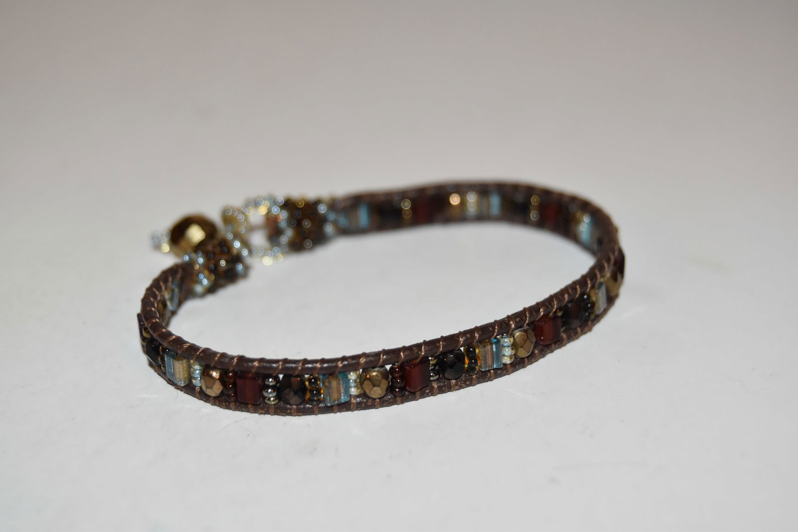 Vintage beaded navajo Bracelet 7" (1 of 4)