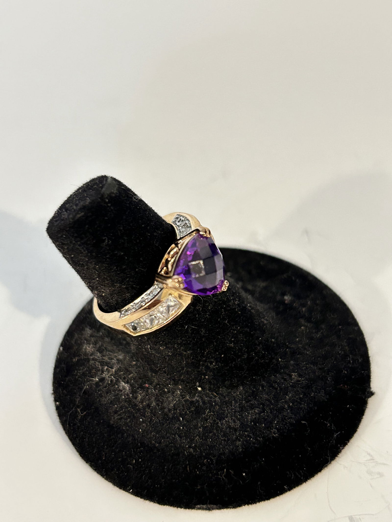 Vintage Sterling Silver ruby red Ring sz 6 (1 of 5)