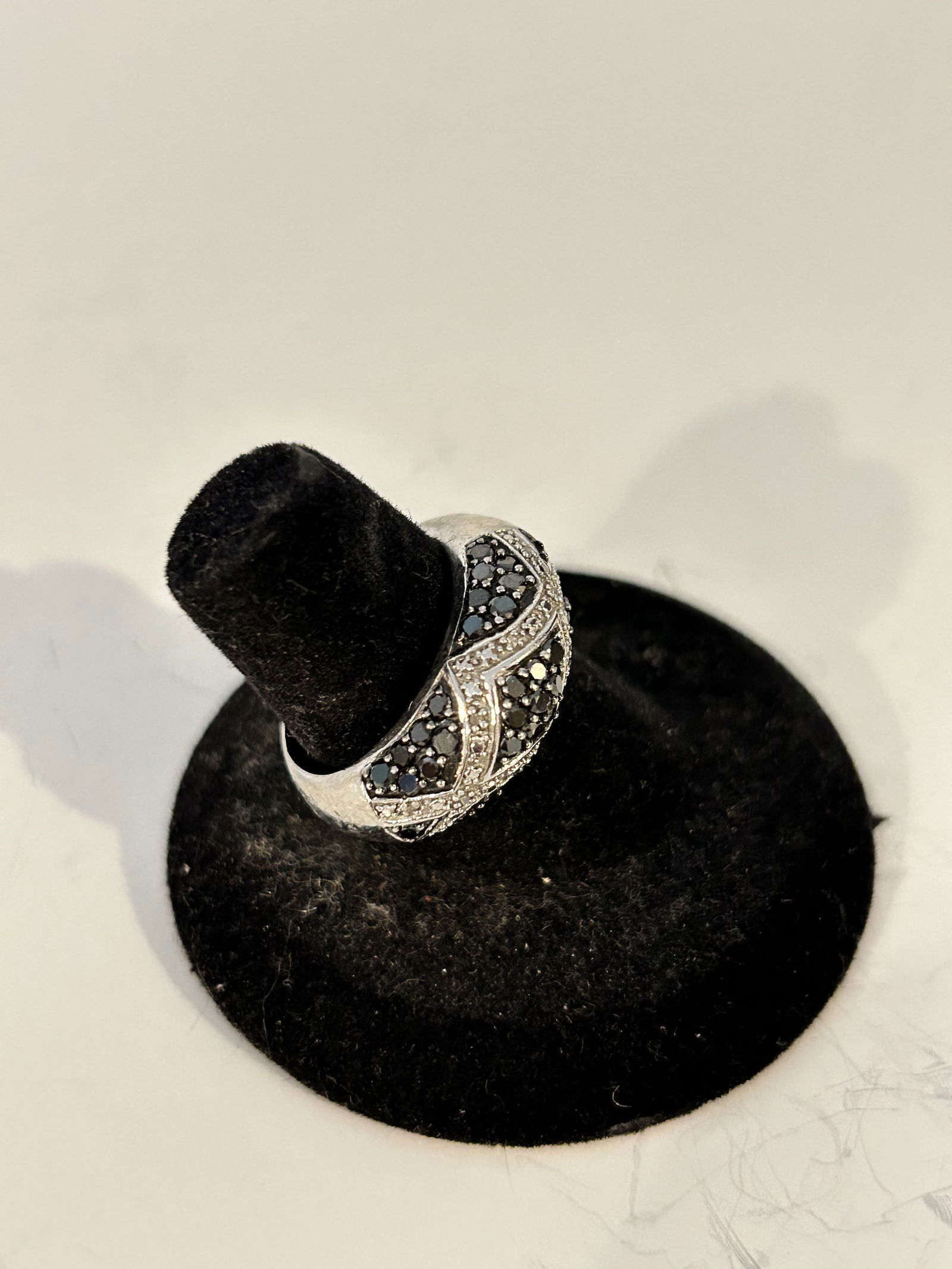 Vintage Sterling Silver marcasite Ring sz 7 (1 of 5)