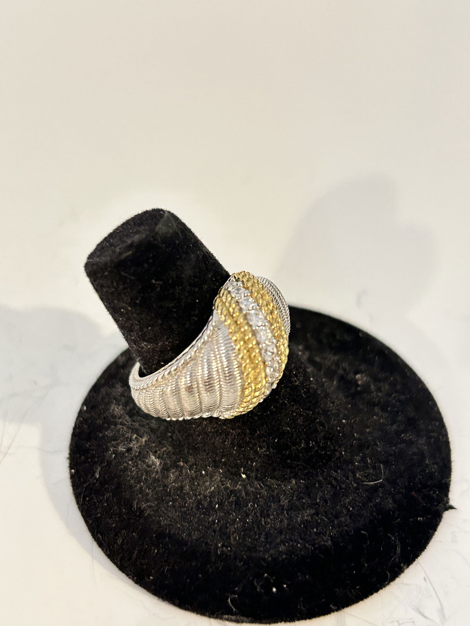 Vintage Sterling Silver Judith Ripka Ring sz 7 (1 of 6)