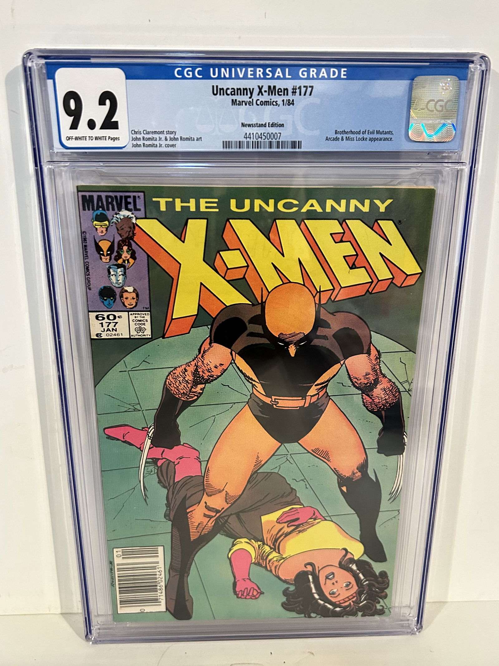 Vintage Comic Book CGC 9.2 x-men # 177 (1 of 2)