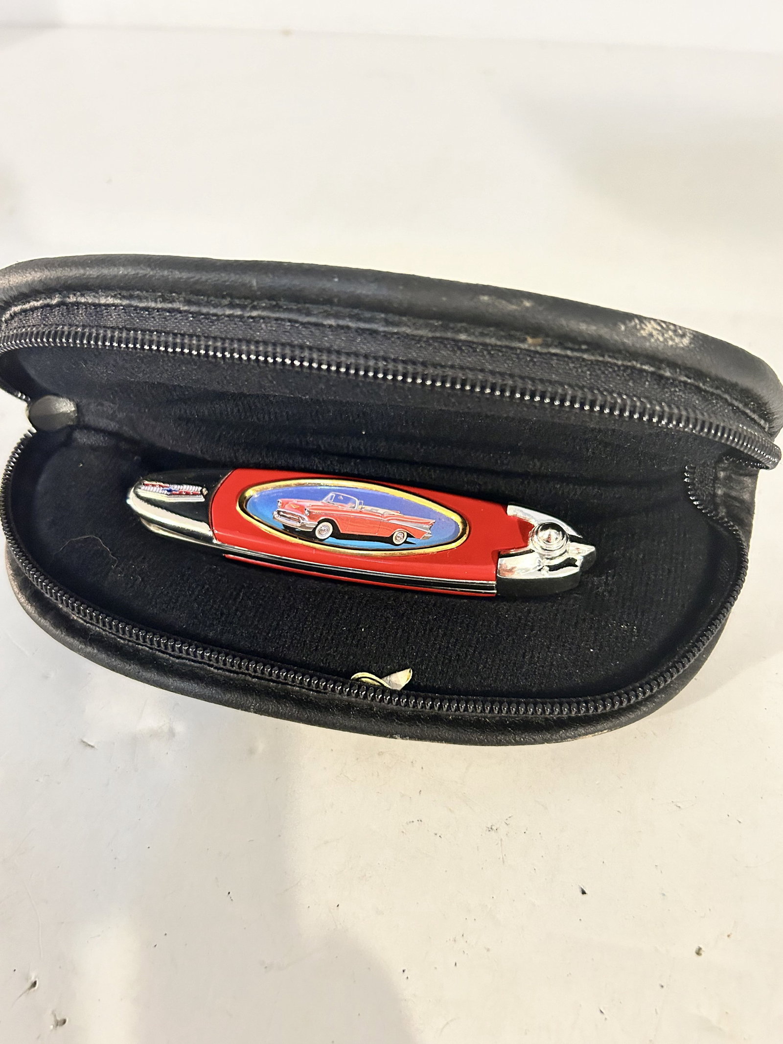 Vintage Franklin Mint Collector Knives 1957 Chevy Bel Air Knife Single Blade Vtg (1 of 7)