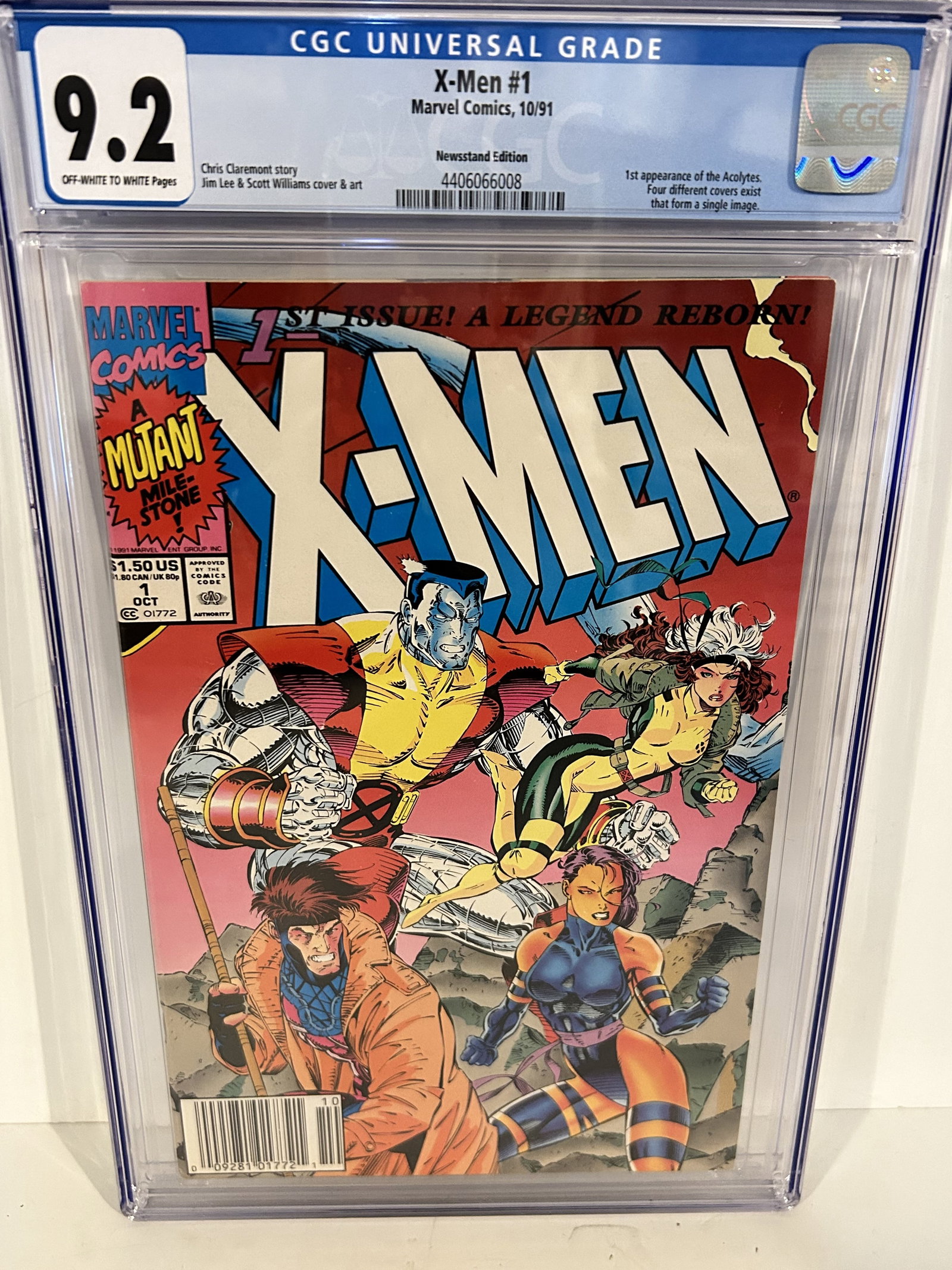 Vintage Comic Book CGC 9.2 x-men # 1 NEWS STAND (1 of 2)