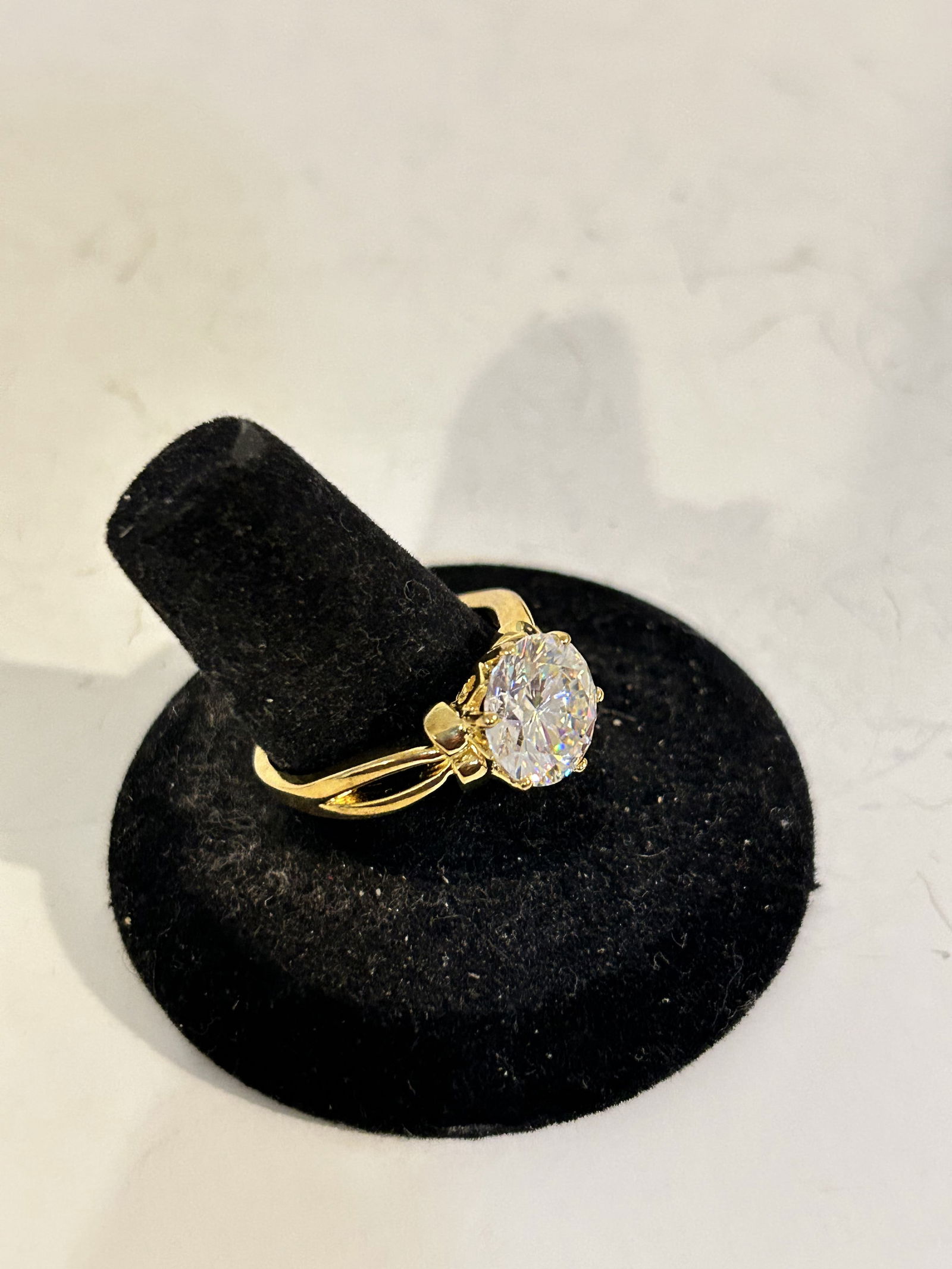 Vintage sterling silver spinel Vermeal ring sz 9 (1 of 5)