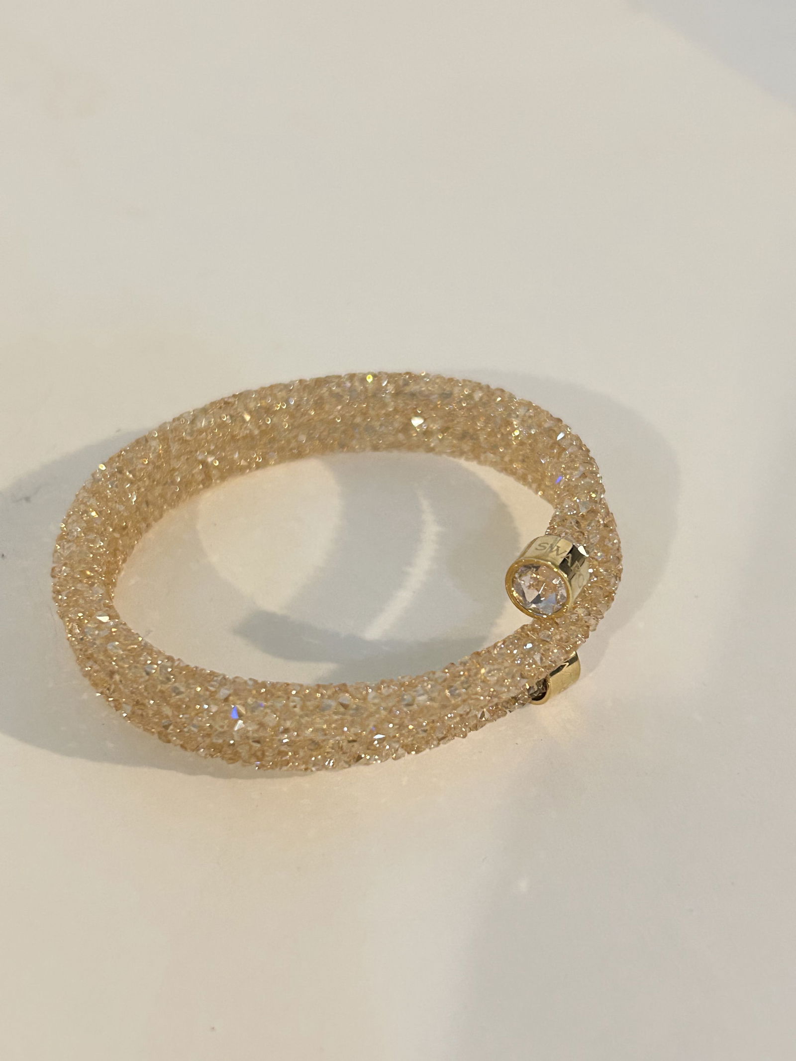 GENUINE Swan Signed SWAROVSKI "Stardust" Vintage Rose Bracelet (1 of 5)