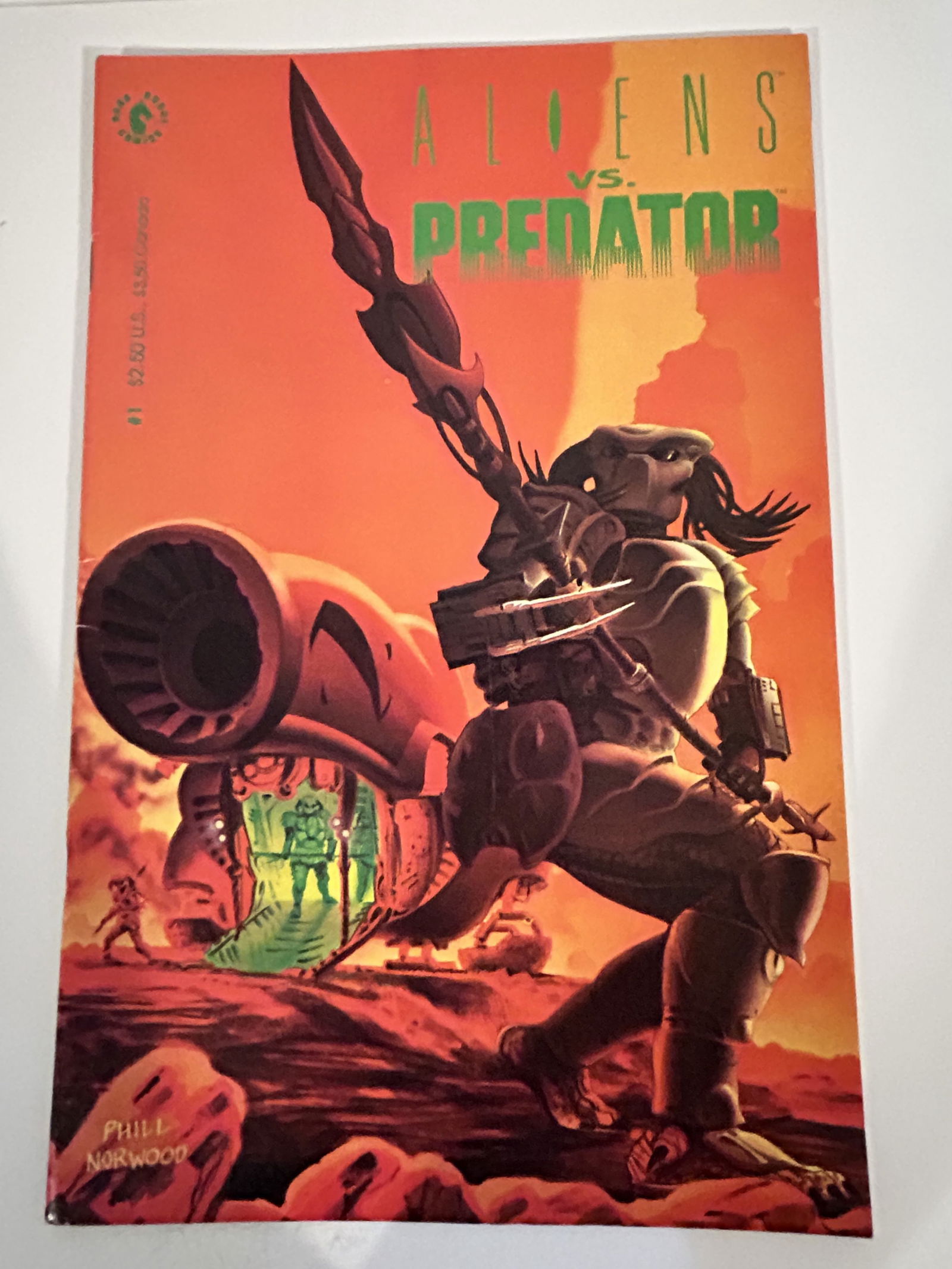 Vintage Comic Book Aliens vs Predator # 1 (1 of 2)