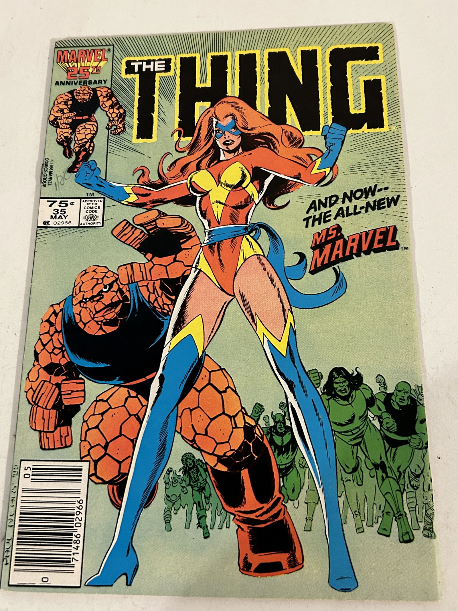 Thing #35 (1986) Key Sharon Ventura Becomes Ms. Marvel (1 of 2)