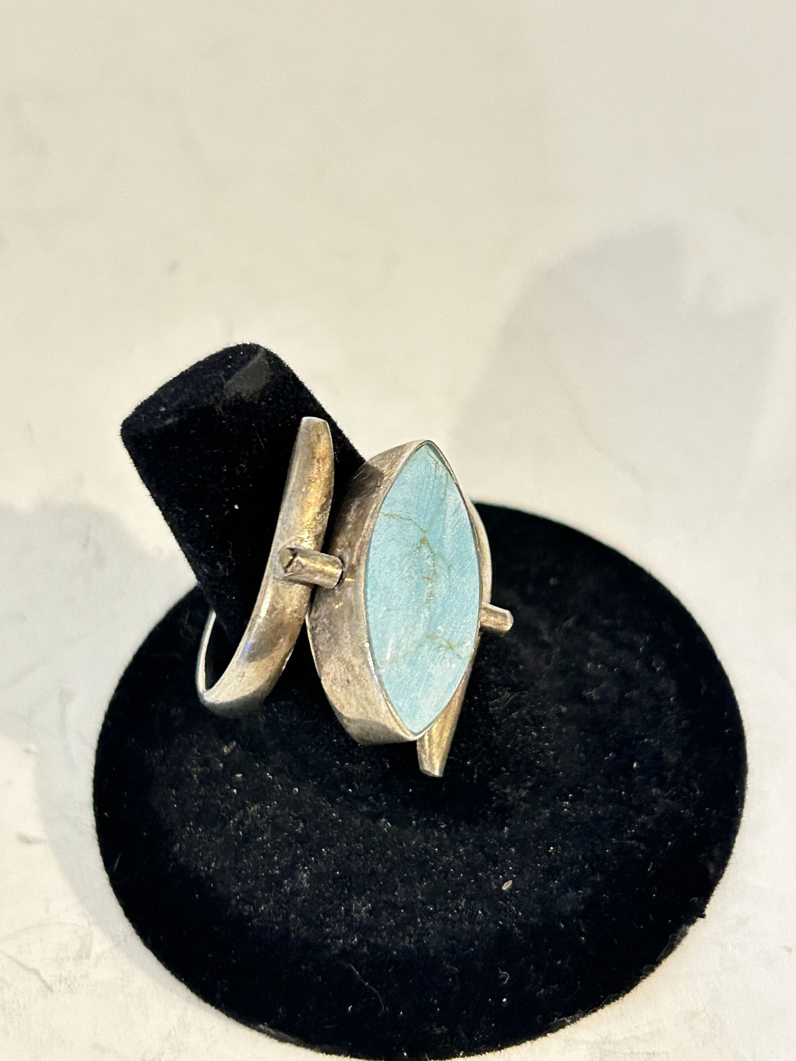 vintage sterling silver reversable Ring sz 8 (1 of 5)